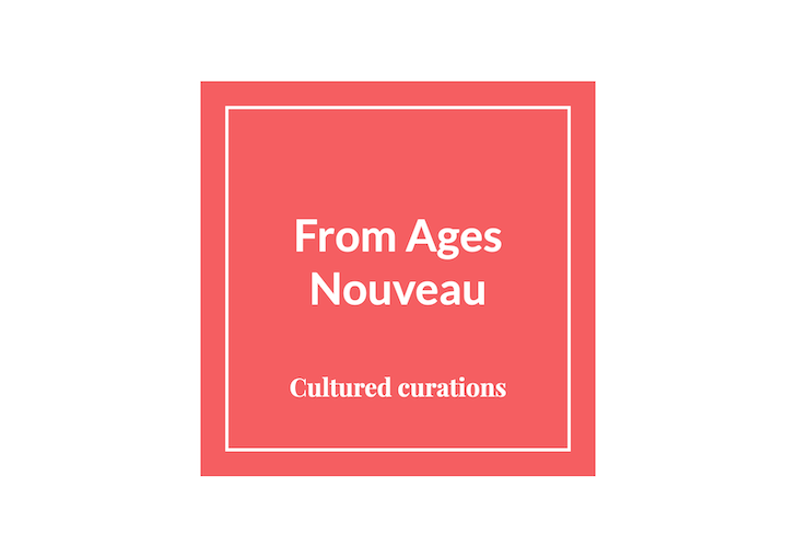 First slide of the From Ages Nouveau project